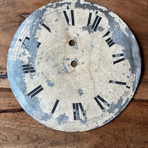 Vintage Style Roman Numeral Wall Clock Face 9 1/2 inch